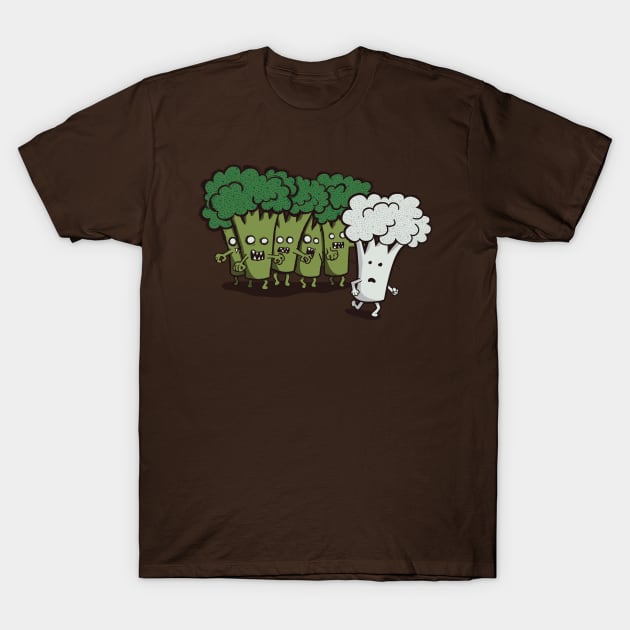 The Walking Broccoli T-Shirt by Kent_Zonestar